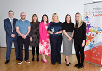 Pride of Inverclyde Awards 2023 Chief Executive's Award winners Revenue and Benefits Team presented by Chief Executive Louise Long